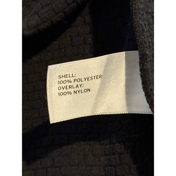 Duluth Trading Co Shoreline Micro Fleece Hooded Jacket Coat Women's 1X Black - Picture 9 of 9